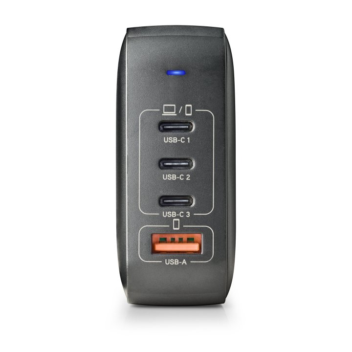 Cargador De Pared Ngs Bud 165w Gan 3xusb-c 1xusb-a
