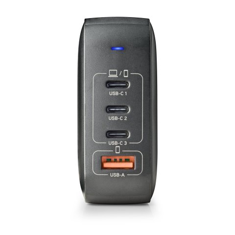 Cargador De Pared Ngs Bud 165w Gan 3xusb-c 1xusb-a