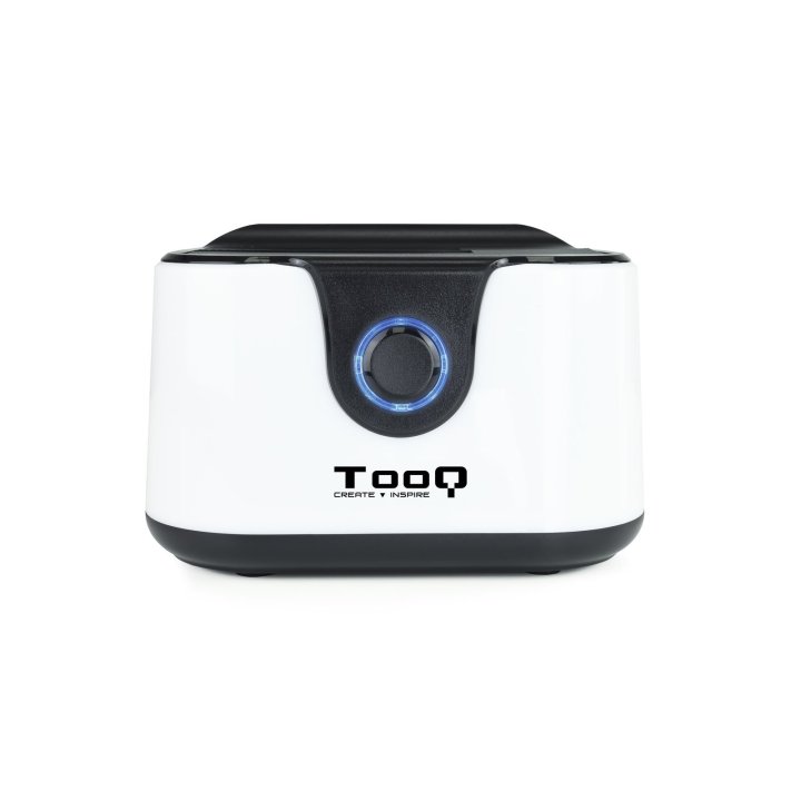 Docking Station Tooq Tqds-802dw 2,5" 3,5" Sata Usb 3.1 Funcion Clonacion Otb Negra-blanca