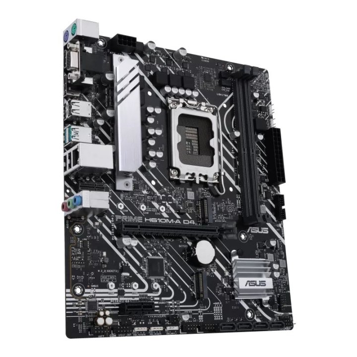 Pb Asus Prime H610m-a D4-csm Sk 1700 Intel Gen 12ª 13ª 2xddr4 Displayport Vga Hdmi M.2x2 4xsata 6gb Giga Lan