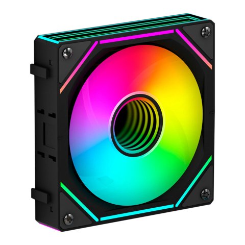 Sistema De Refrigeracion Liquida Abysm Ab336011 Oceanic Lcd 360 Negro Argb Triple Fan