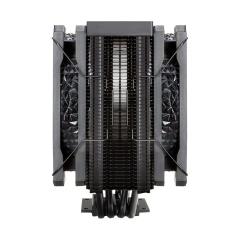 Ventilador Con Disipador Para Cpu Abysm Ab832407 Snow Iv Argb 120mm Color Negro