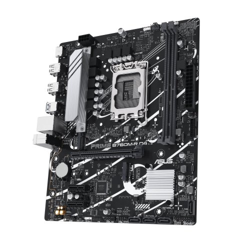 Pb Asus Prime B760m-r D4 M-atx Skt 1700 13º 14º Gen 2xddr4 3200mhz Hdmi 2xm.2 G-lan 2,5 Gb Usb3.2 Iluminacion Rgb