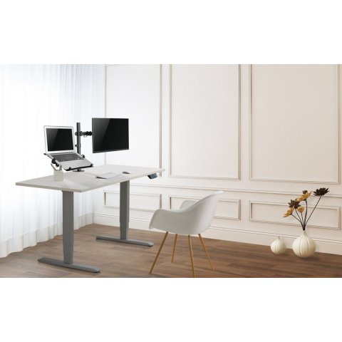 Soporte De Mesa Equip 650119 Para 1 Pantalla 13"-32" Doble Brazo 2 Pantallas O 1 Pantalla + 1 Portatil (bracket Para 1 Pantal