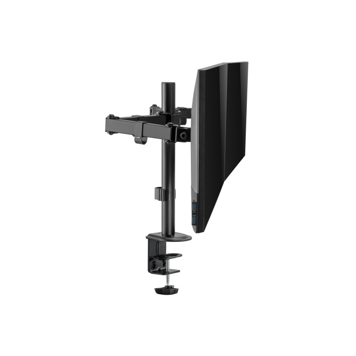 Soporte De Mesa Equip 650157 Para 2 Pantallas 17"-32" De Brazo Inclinable Y Giratorio 360§ Max. Vesa 100x100 Hata 9kg Por Pan