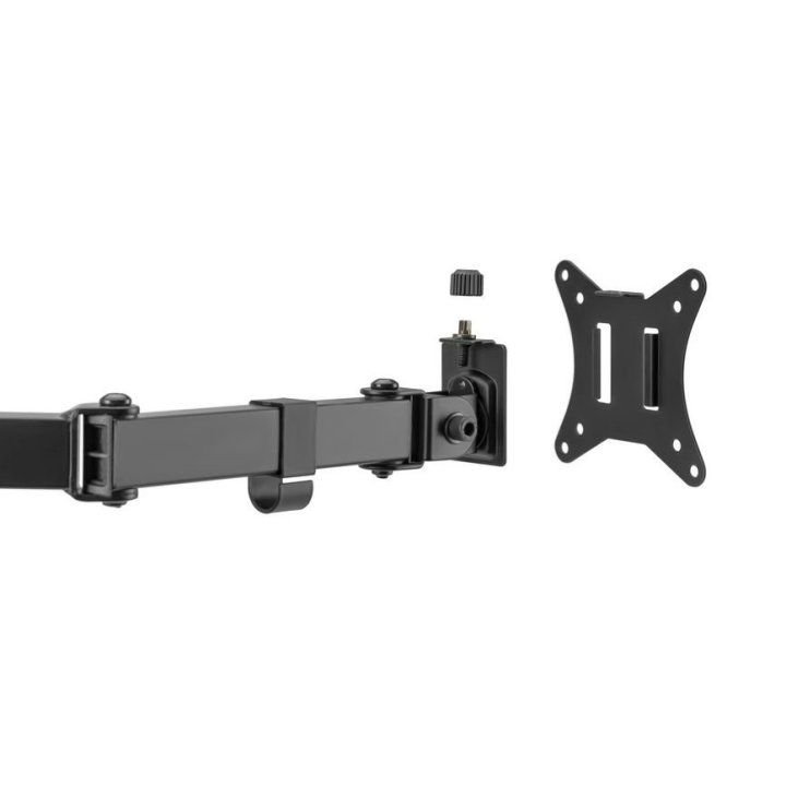 Soporte De Mesa Con Base Equip 650127 Para 4 Pantallas 17"-32" Doble Brazo Articulado Vesa Standard Hasta 9kg