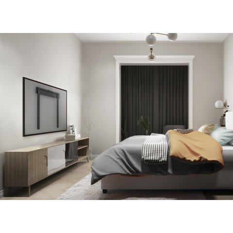 Soporte De Pared Fijo Equip 650320 Para Pantalla 32"- 55" Fijo Slim Distancia A Pared Fijo 9mm Vesa Max 400x400