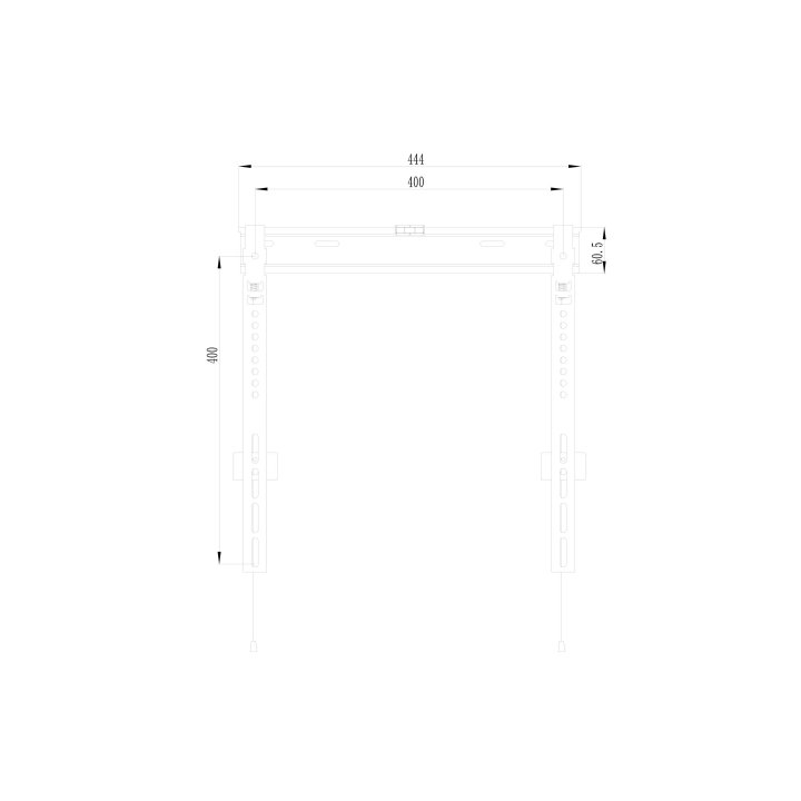 Soporte De Pared Fijo Equip 650363 Para Pantalla 32"- 55" Slim Distancia A Pared Fijo 9mm 11mm Vesa Max 400x400