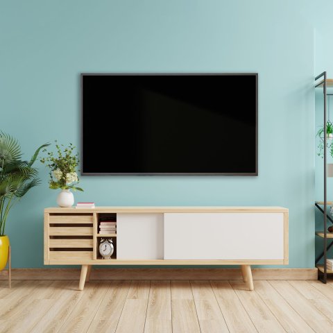 Soporte De Pared Fijo Tooq Lp1070f-b Para Pantalla 32"- 70" Max 45kg Vesa 400x400