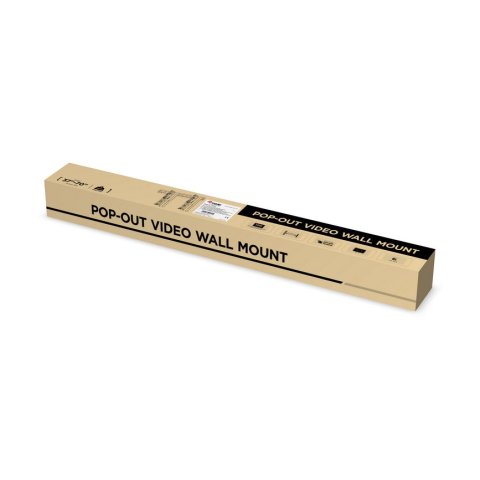 Soporte De Pared Fijo Equip 650351 Para Pantalla 37"-70" Push-in Pop-out Vesa Max 600x400 Peso Max. 45kg