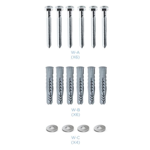 Soporte De Pared Fijo Tooq Lp41130f-b Para Pantalla 60-100" Max. 130kg Vesa Max. 900x600 Negro