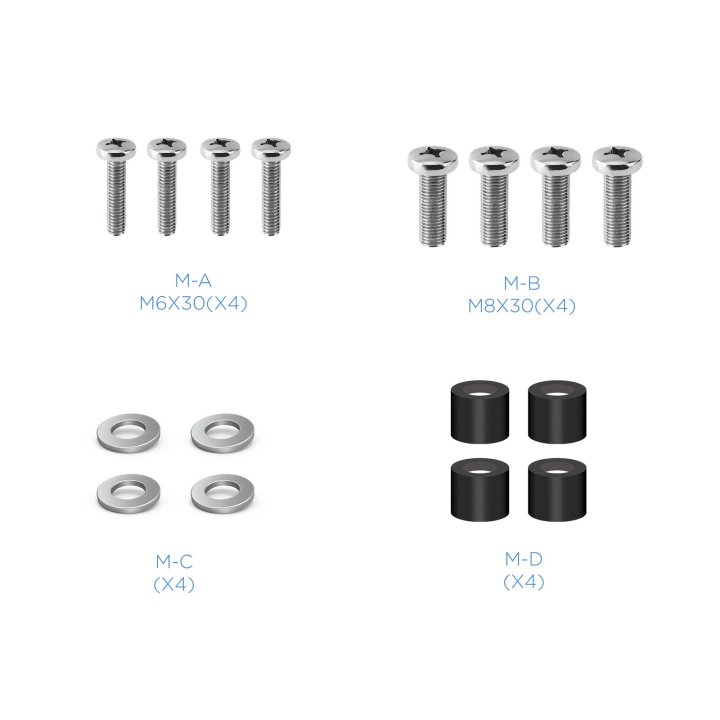 Soporte De Pared Fijo Tooq Lp4270t-b Para Pantalla 37-70" Max. 40kg Vesa Max. 600x400 Inclinacion Negro