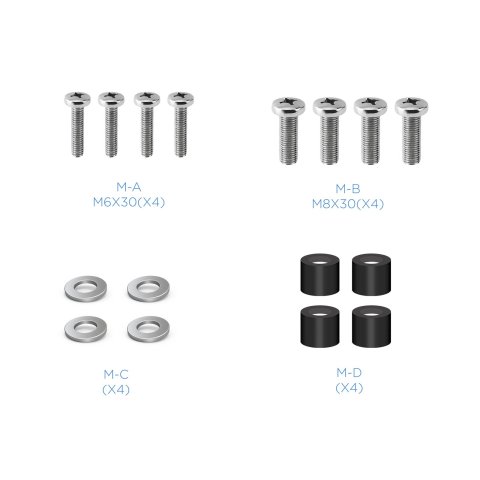 Soporte De Pared Fijo Tooq Lp4270t-b Para Pantalla 37-70" Max. 40kg Vesa Max. 600x400 Inclinacion Negro