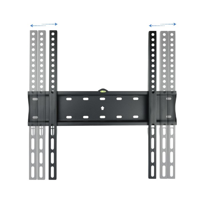 Soporte De Pared Fijo Tooq Lp4155f-b Para Pantalla 32-55" Max. 40kg Vesa Max. 400x400 Negro