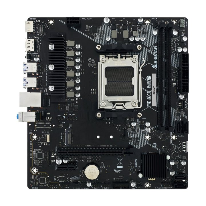 Pb Biostar B650mt M-atx Skt Am5 Displayport Hdmi 2xddr5 5200mhz Glan Usb3.2 Usb Type-c M.2x4
