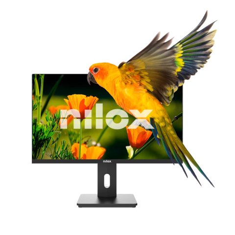 Monitor 24" Dp Hdmi Vga Nilox Nxm24reg02 Fhd 4ms 75hz 300cd m2 Vesa 100x100