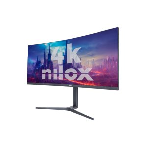Monitor 34" Curvo Dp Hdmi Nilox Nxm344kd11 Uwqhd 3440x1440 1ms 144hz R1500 2x3w Vesa 75x75 2
