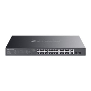 Switch Semigestionable Tp-link Omada Es228gmp 28p 24xlangb Poe+ 2xlangb 2xsfp 384w Total Metal