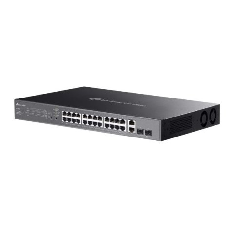 Switch Semigestionable Tp-link Omada Es228gmp 28p 24xlangb Poe+ 2xlangb 2xsfp 384w Total Metal