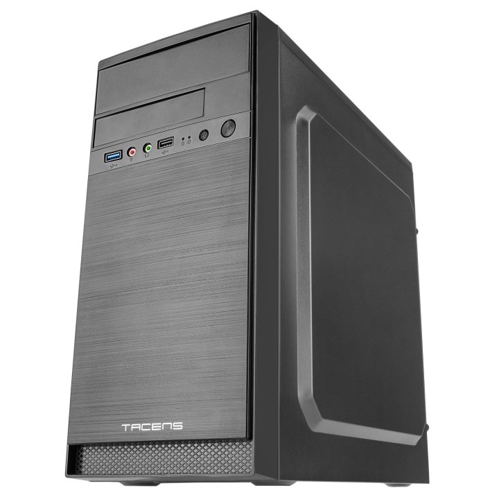 Caja Microatx Tacens Anima Ac4500 Usb3.0 Usb2.0 Full Black Ssd Con Fuente De Alimentacion De 500w Apsi500 Destinada Para Repa