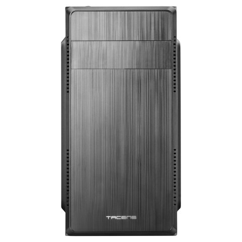 Caja Microatx Tacens Anima Acm500 Frontal Negro Diseño Alumini Pulido Usb 3.0 Y 2.0 Fuente De 500w Incluida