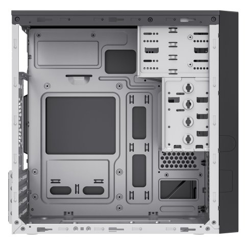 Caja Micro Atx Unyka Aero C12 Frontal Aluminio Cepillado Usb3,0 Usb-c Color Negro Sin F.a