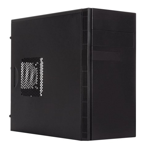 Caja Micro Atx Unykach Grey Rain Evo Color Negro Frontal Cepillado Con Regillas Laterales Usb 2.0 Y 3.0 Incluye Fuente De Ali