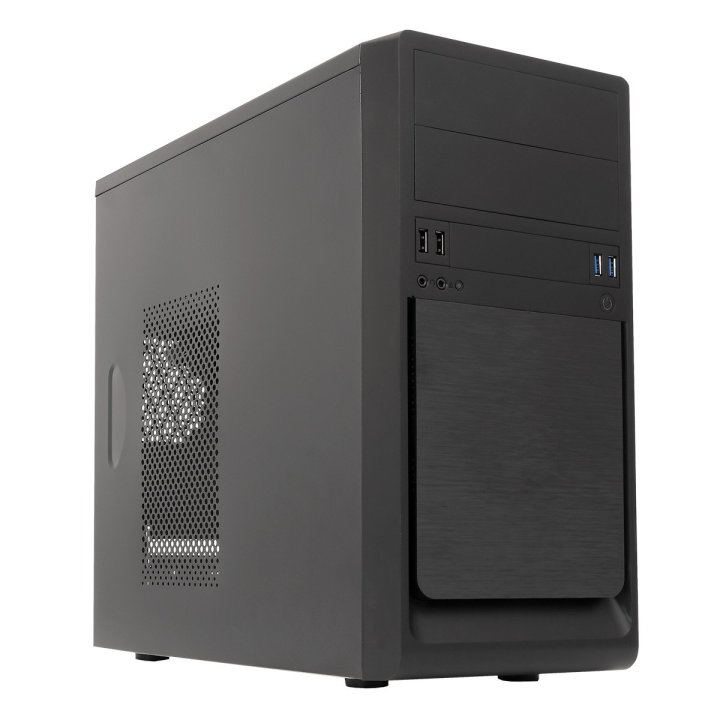Caja Micro Atx Unykach Matx Uk6023 U3 Color Negro Usb 2x2.0 2x3.0 Incluye Fuente De Alimentacion 500wat