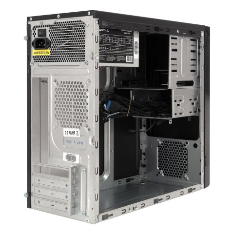 Caja Micro Atx Unykach Matx Uk6023 U3 Color Negro Usb 2x2.0 2x3.0 Incluye Fuente De Alimentacion 500wat