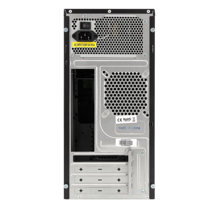 Caja Micro Atx Unykach Matx Uk6023 U3 Color Negro Usb 2x2.0 2x3.0 Incluye Fuente De Alimentacion 500wat