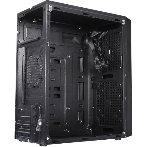 Caja Microatx Approx Appc-203 2x3.5” 2x2.5” 1xusb2.0 1xusb3.0 Grafica Max. 260 Mm Color Negro