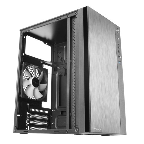 Caja Microatx Tacens Anima Acx Premium Black Usb3.0 Ventilador Traser 12cm Sin Fuente De Alimentacion