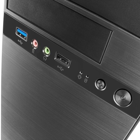 Caja Microatx Tacens Anima Ac4 Usb3.0 Usb2.0 Full Black Ssd Sin Fuente De Alimentacion