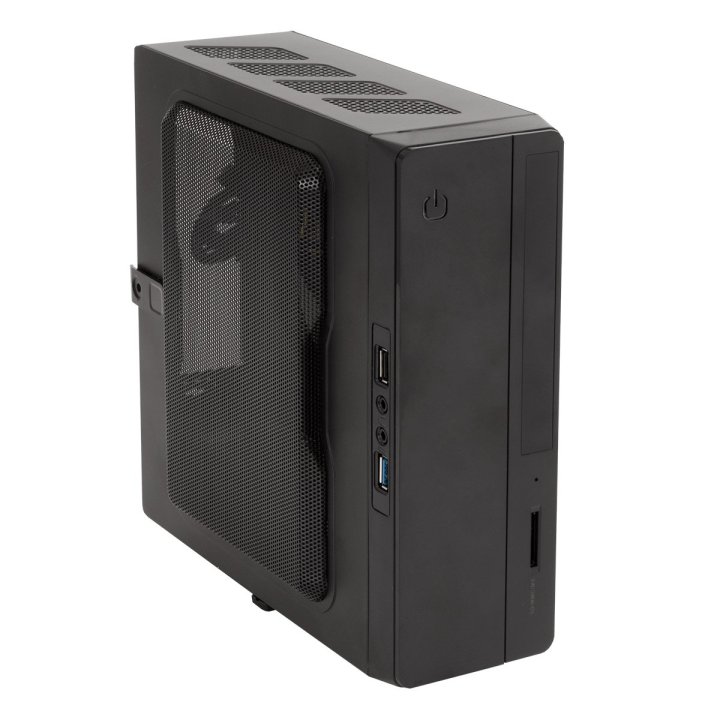 Caja Itx Unykach Uk1007 Uso En Posicion Horicontal O Vertical, Incluye Soporte Vesa Para Colgar Usb 3.0 + 2.0 Card Reader Inc