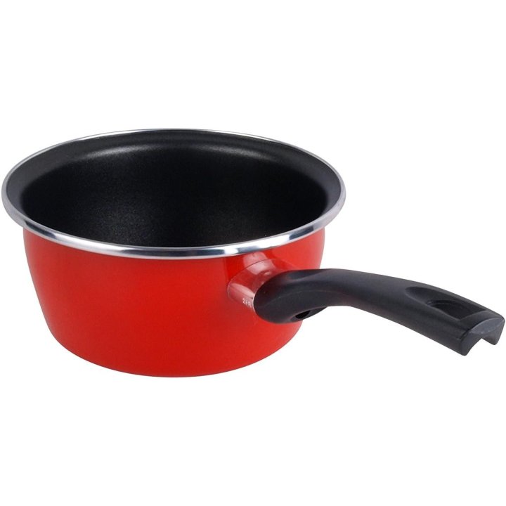 Cazo Magefesa K2 Rojo 16 Acero Antiadherente Acero Inoxidable Todo Tipo Cocinas Lavavajillas