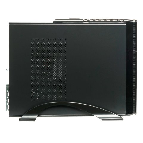 Caja Microatx Slim Unyka Matx 2010se Frontal Micro Perforado Conector Usb Type C Con Fuente Sfx 450w Apta Para Reparaciones