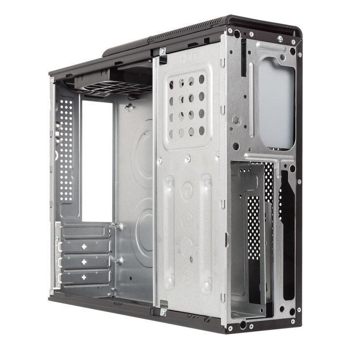 Caja Microatx Slim Unyka Matx 2010se Frontal Micro Perforado Conector Usb Type C Con Fuente Sfx 450w Apta Para Reparaciones