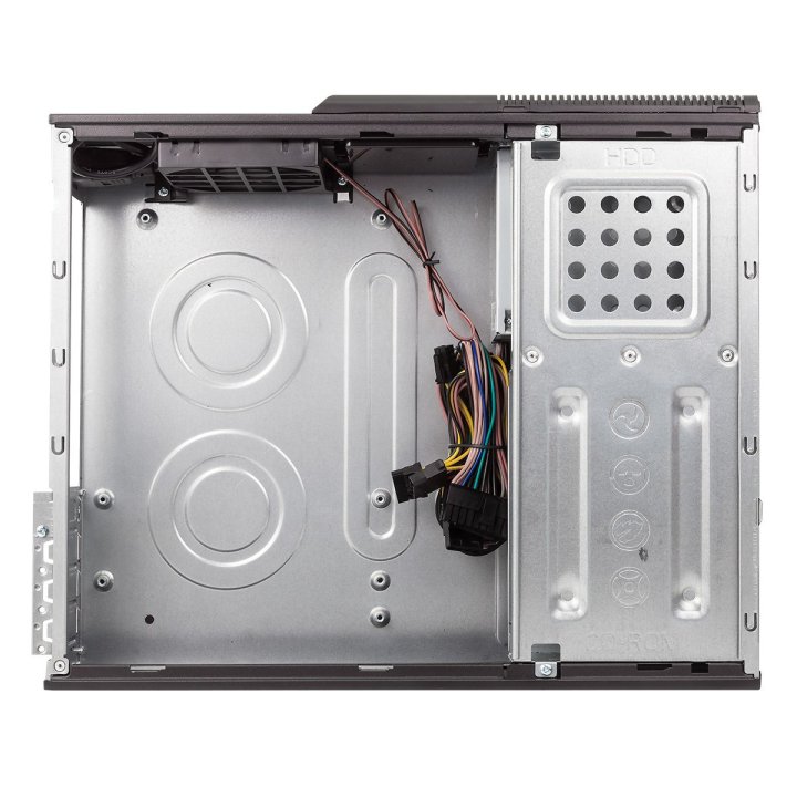 Caja Microatx Slim Unyka Matx Uk2010 Permite Posicion Horizontal O Vertical Color Negro Con Fuente Sfx 450w