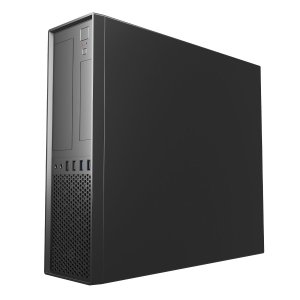 Caja Microatx Slim Unyka Slim Uk 3001 Black Posicion Horizontal O Vertical Admite Fuente Tfx Sin Fuente De Alimentacion 2