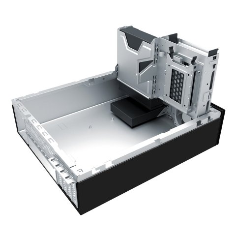 Caja Microatx Slim Unyka Slim Uk 3001 Black Posicion Horizontal O Vertical Admite Fuente Tfx Sin Fuente De Alimentacion
