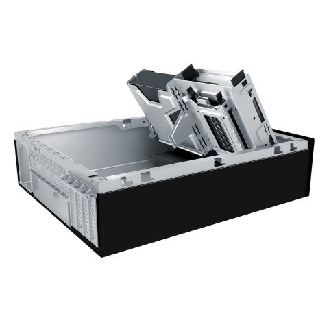 Caja Microatx Slim Unyka Slim Uk 3001 Black Posicion Horizontal O Vertical Admite Fuente Tfx Sin Fuente De Alimentacion