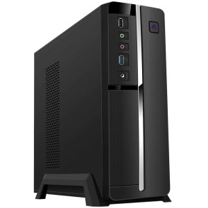 Caja Microatx Slim Tooq Tqc-3005u3 Microatx mini Itx 500w Sfx 2xusb 4 Sata 1 Molex Negra