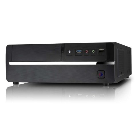 Caja Microatx Slim Tooq Tqc-3005u3 Microatx mini Itx 500w Sfx 2xusb 4 Sata 1 Molex Negra