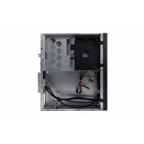 Caja Microatx Slim Coolbox T360 Black Integra Fuente Tfx 80plus Bronze Posicion Vertical Y Horizontal
