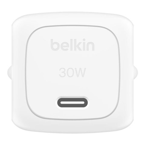 Cargador De Pared Belkin Wca008kq1mwh-b6 Boost Charge Usb-c 30w Blanco Cable 1m Usb-c 