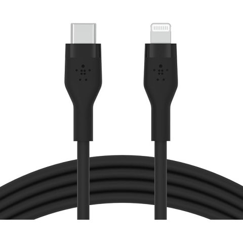 Cable Usb-c A Lightning 1m Belkin Caa011ds1mbk Boost Charge™ 1m Color Negro