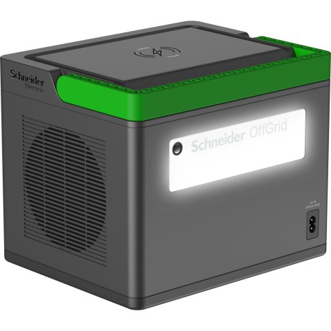 Estacion De Energia Portatil Apc Pps500-gr Offgrid 500 517wh 749w Entrada Cc 2xac Usb Carga Inalambrica Lcd