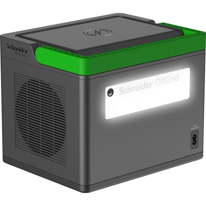 Estacion De Energia Portatil Apc Pps730-gr Offgrid 730 738wh 995w Entrada Cc 2xac Usb Carga Inalambrica Lcd