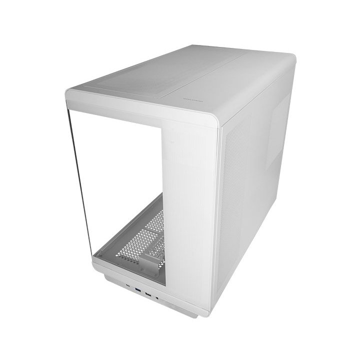 Caja Atx Semitorre Gaming Mars Gaming Mcrev Cristal Templado Gpu 420mm 1x3.5 2x2.5 Blanco