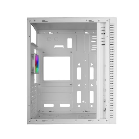 Caja Atx Semitorre Gaming Mars Gaming Mcblaze Cristal Templado Gpu 300mm 1x3.5 3x2.5 Blanco